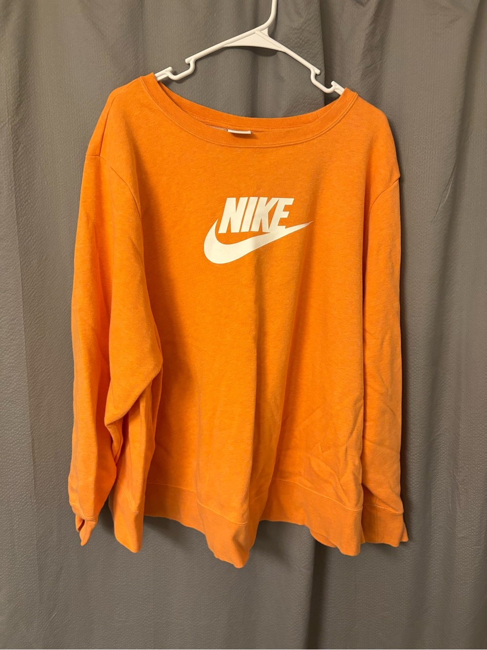 Nike Women’s Orange Sorbet Logo Sweatshirt